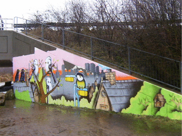 Matt Sewell Old Moor Graffiti art